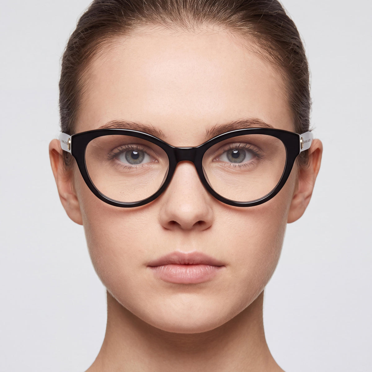 Gafas graduadas Marc Jacobs 628 para mujer con montura clásica de acetato negro y lentes de policarbonato, ancho de lente de 52 mm, Photo 4