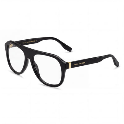 Marc Jacobs 641 Black Aviator Eyeglasses Unisex, Acetate frame