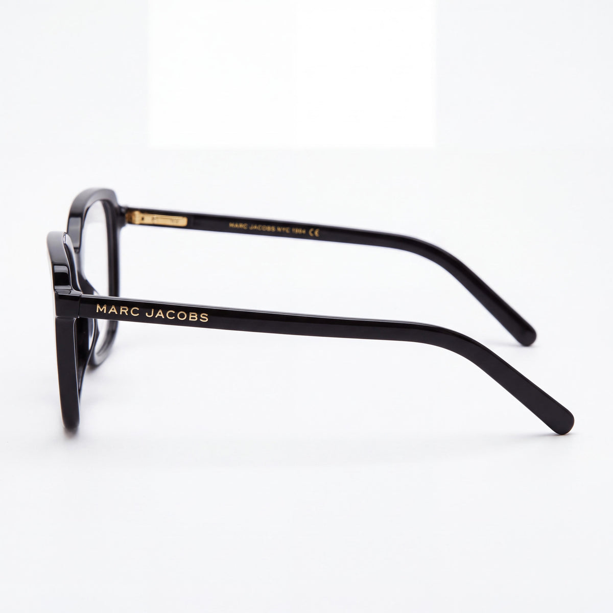 Monturas ópticas para mujer Marc Jacobs 661 de plástico negro con lentes de 53 mm, puente de 16 mm y varillas de 140 mm, Photo 2
