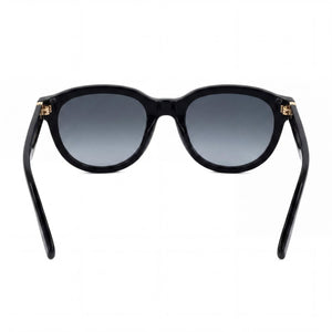 Marc Jacobs 684/S Round Sunglasses Women — side view, Non-Polarized Black lens