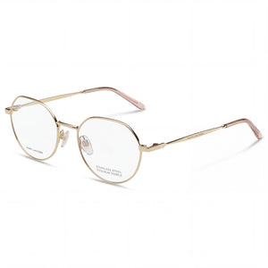 Marc Jacobs 705/g Gold Round Eyeglasses for Women, Stainless Steel frame