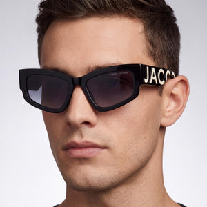 Marc Jacobs 796/S Rectangle Sunglasses for Men — interior view, Non-Polarized lens detail