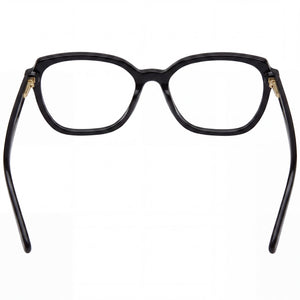 Marc Jacobs Square Eyeglasses for Women — interior view, Polycarbonate demo lenses