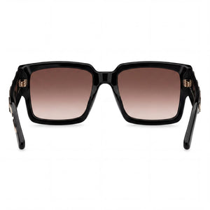 Marc Jacobs Casual Square Sunglasses for Women — interior view, Non-Polarized lens detail