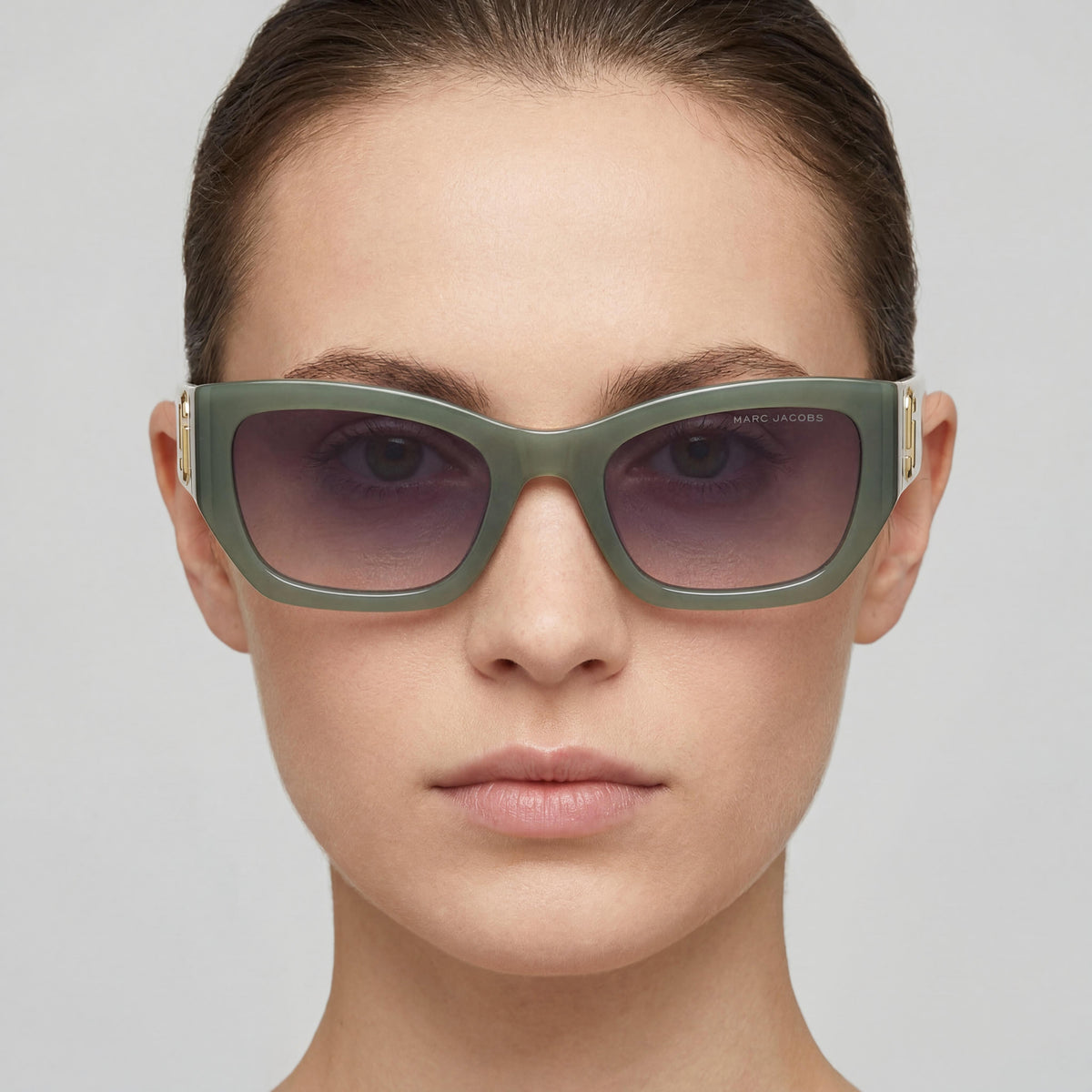 Marc Jacobs Casual 723/S Green Rectangle Sunglasses for Women, 53mm, Photo 4