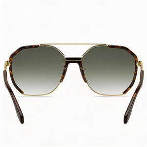 Marc Jacobs Casual Aviator Sunglasses for Men — interior view, Non-Polarized lens detail