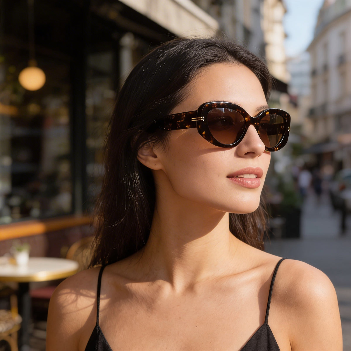 Gafas de sol ovaladas para mujer Marc Jacobs Casual MJ 1099/S Habana, 56mm, Photo 6