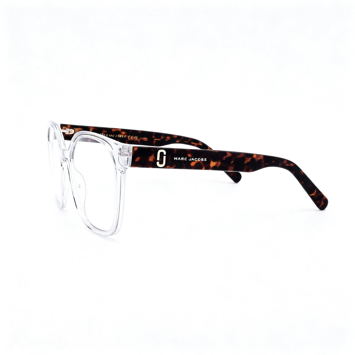 Gafas graduadas Marc Jacobs Casual Crystal Havana cuadradas para mujer, 55 mm, Photo 2