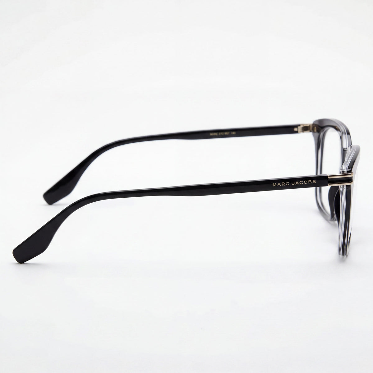Gafas graduadas unisex Marc Jacobs cuadradas clásicas negras, 52 mm, Photo 2