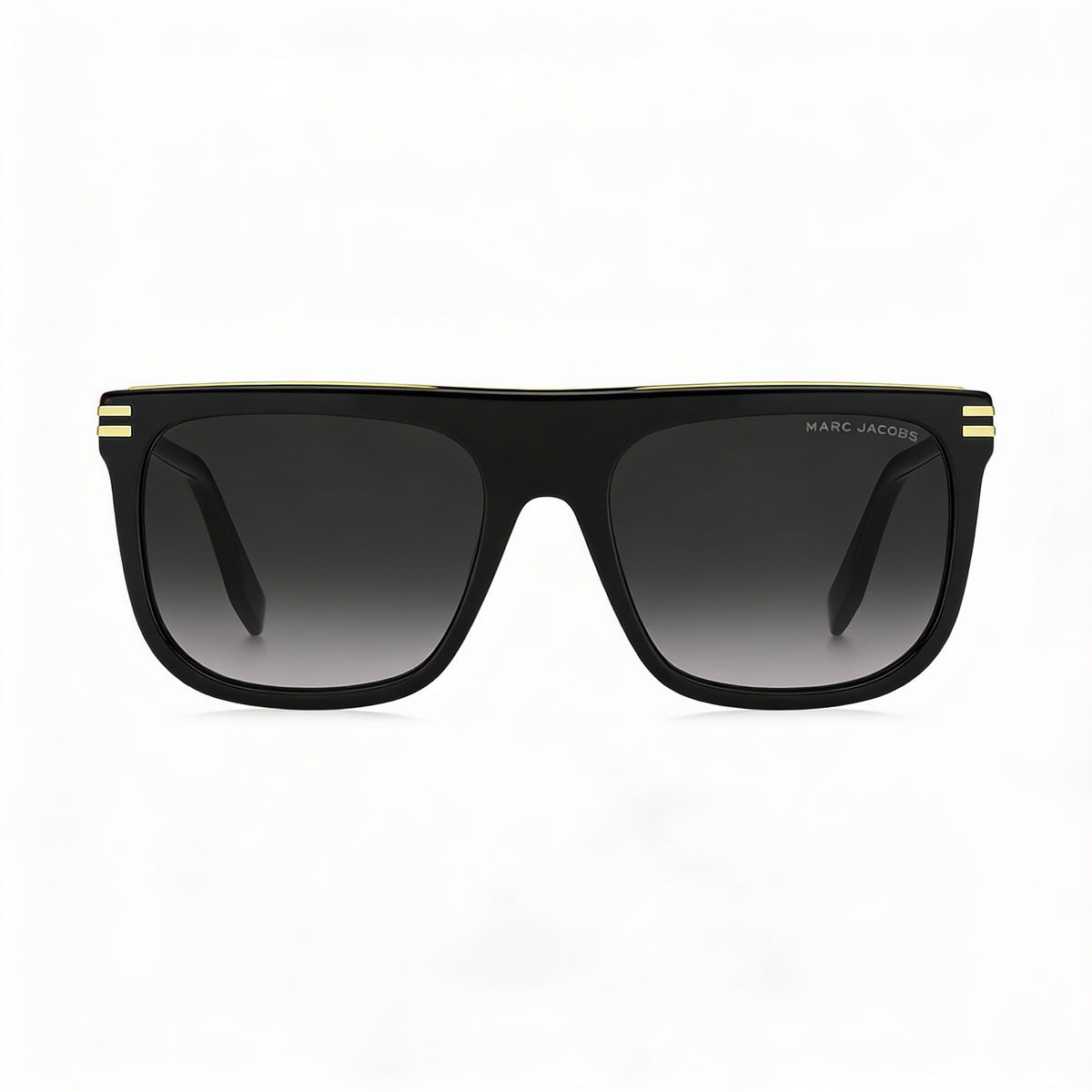 Gafas de sol unisex cuadradas Marc Jacobs Classic con cristales sombreados en gris, 56 mm, Photo 2