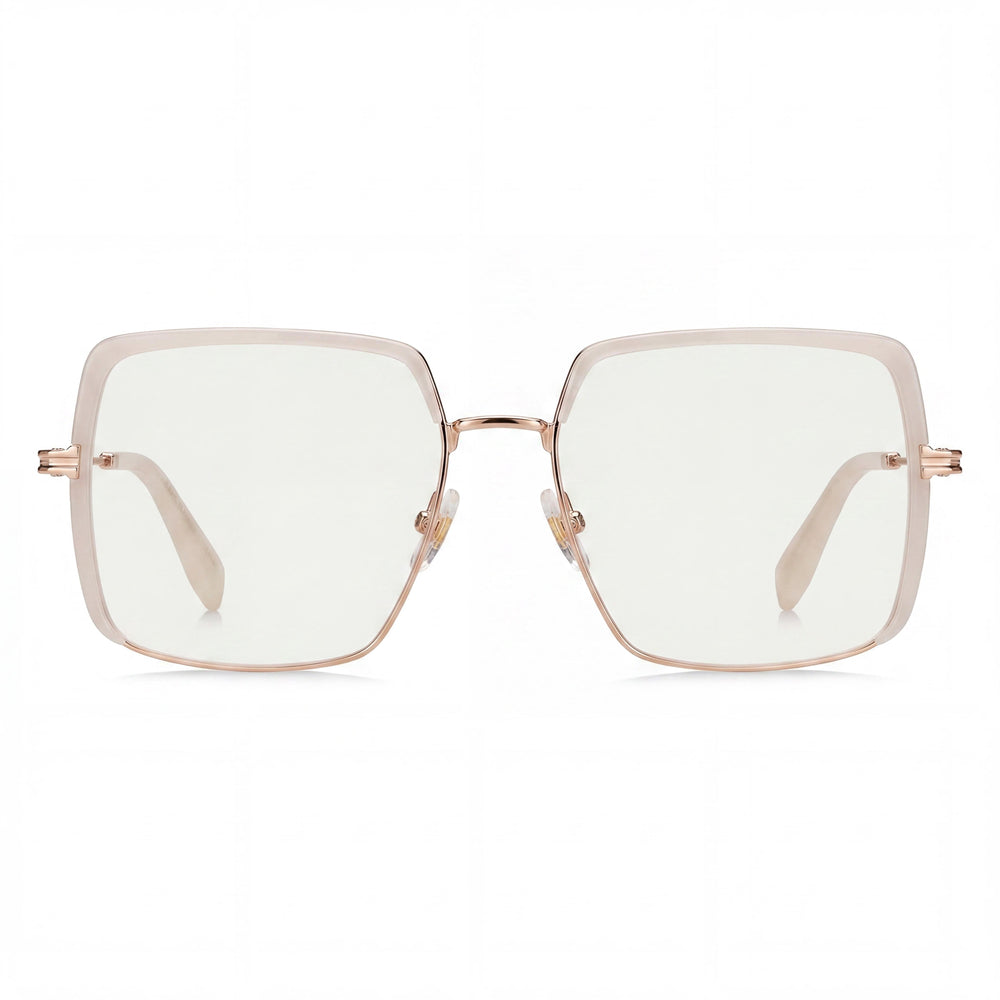 Marc Jacobs Comtemporary Square Eyeglasses for Women — front view, Metal
