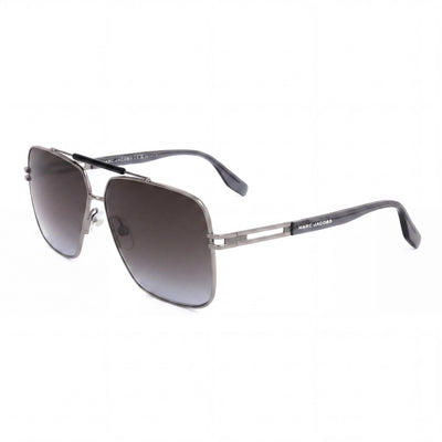 Marc Jacobs Contemporary Gray Rectangle Sunglasses Unisex, Grey lens
