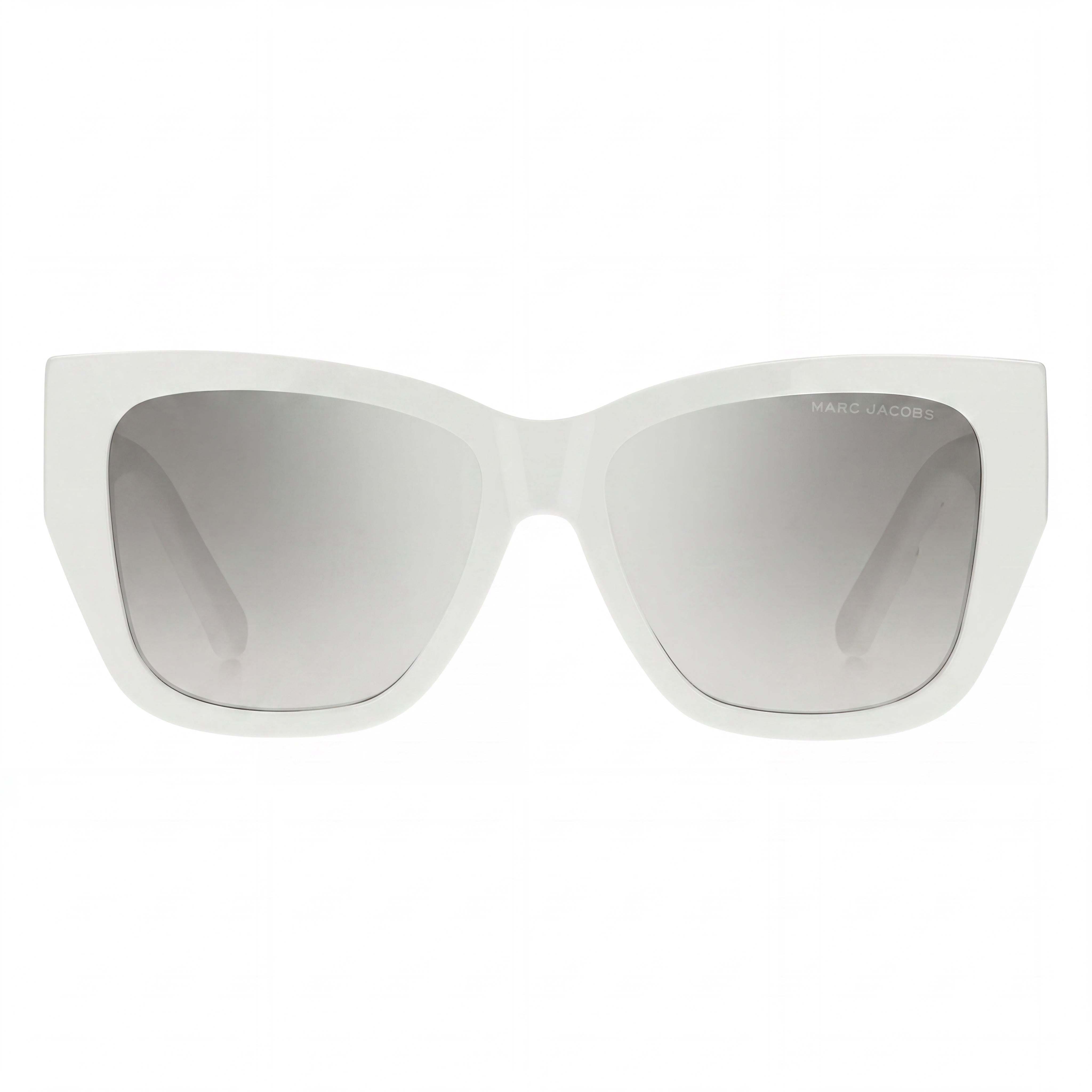 Gafas de sol cuadradas Marc Jacobs Fashion blancas y grises para mujer, 55 mm, Photo 2