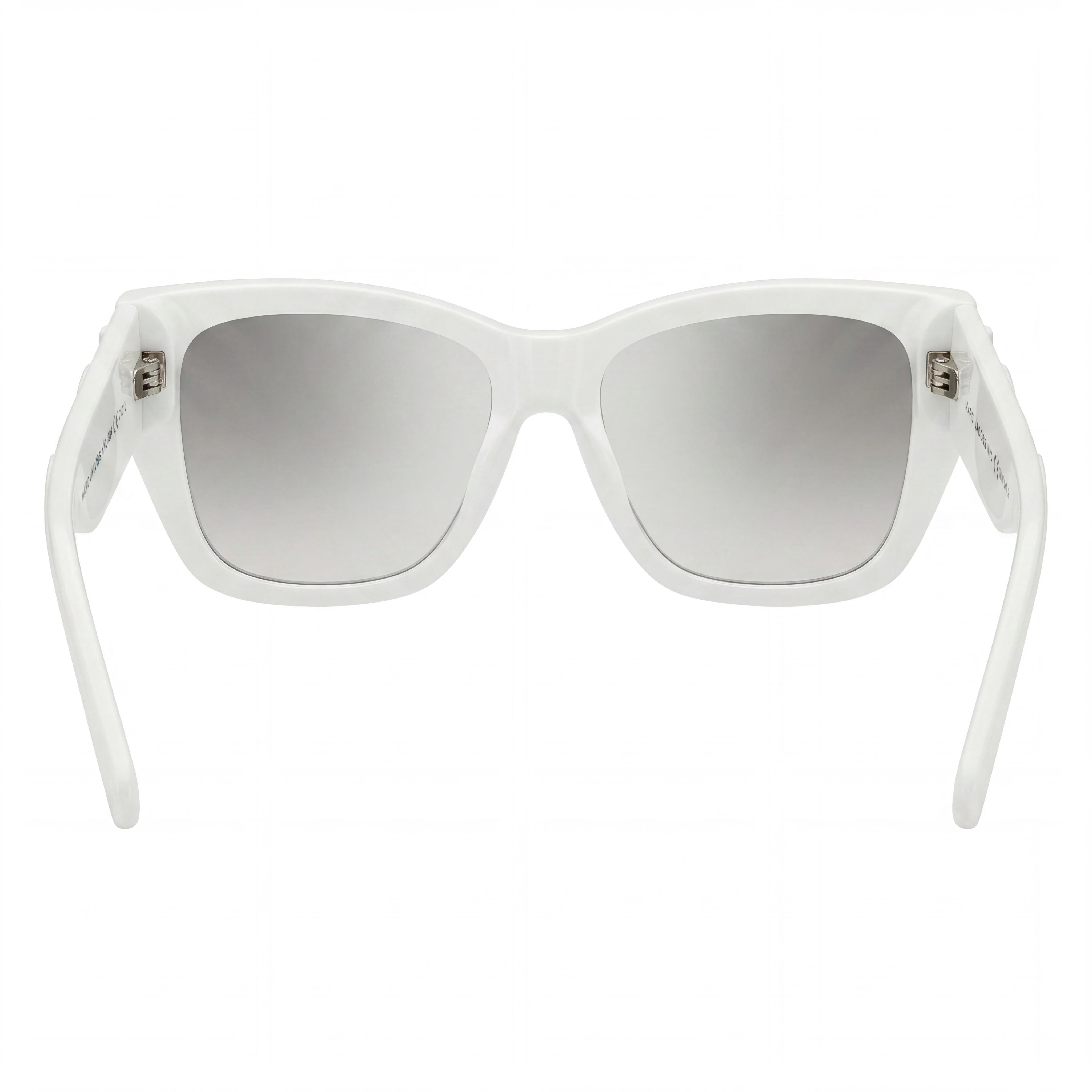Gafas de sol cuadradas Marc Jacobs Fashion blancas y grises para mujer, 55 mm, Photo 3
