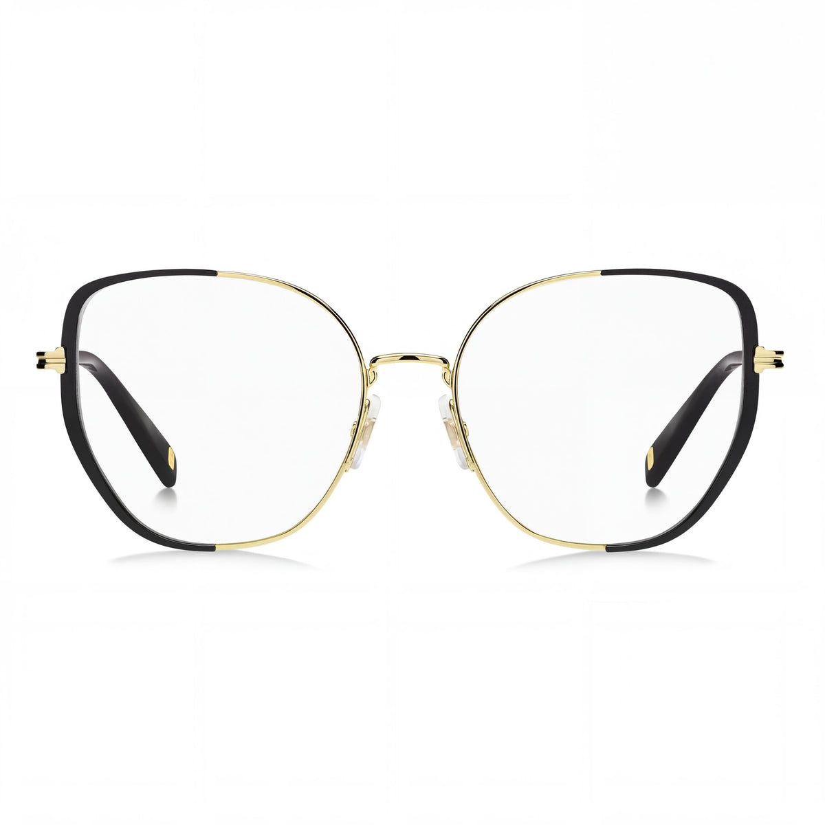 Marc Jacobs 1103 Gold Black Oval Eyeglasses for Men, 55mm, Photo 2