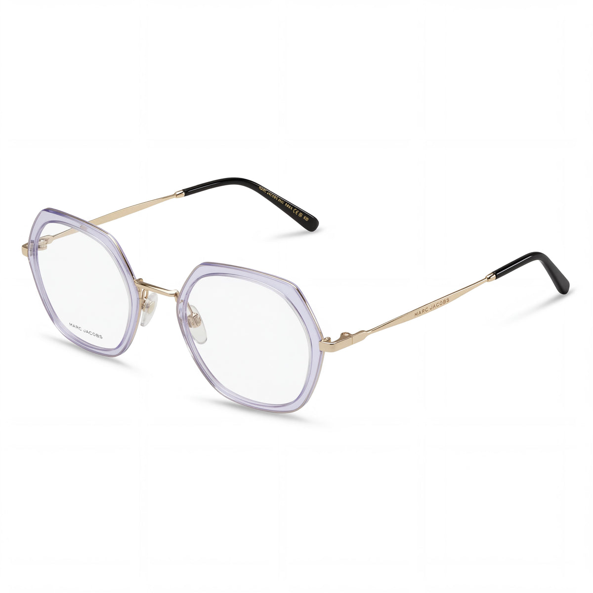 Gafas Redondas Marc Jacobs Lilac Gold para Mujer, 51mm, Photo 1
