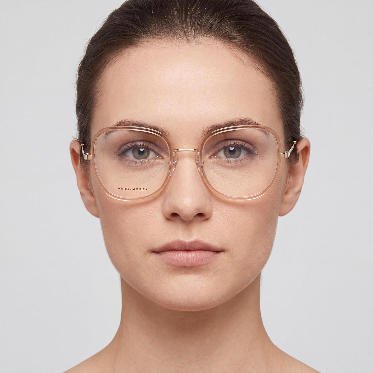 Gafas graduadas cuadradas Marc Jacobs MARC 701 doradas para mujer, 53 mm, Photo 4
