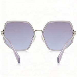 Marc Jacobs Light(Jar) Square Sunglasses for Women — interior view, Non-Polarized lens detail