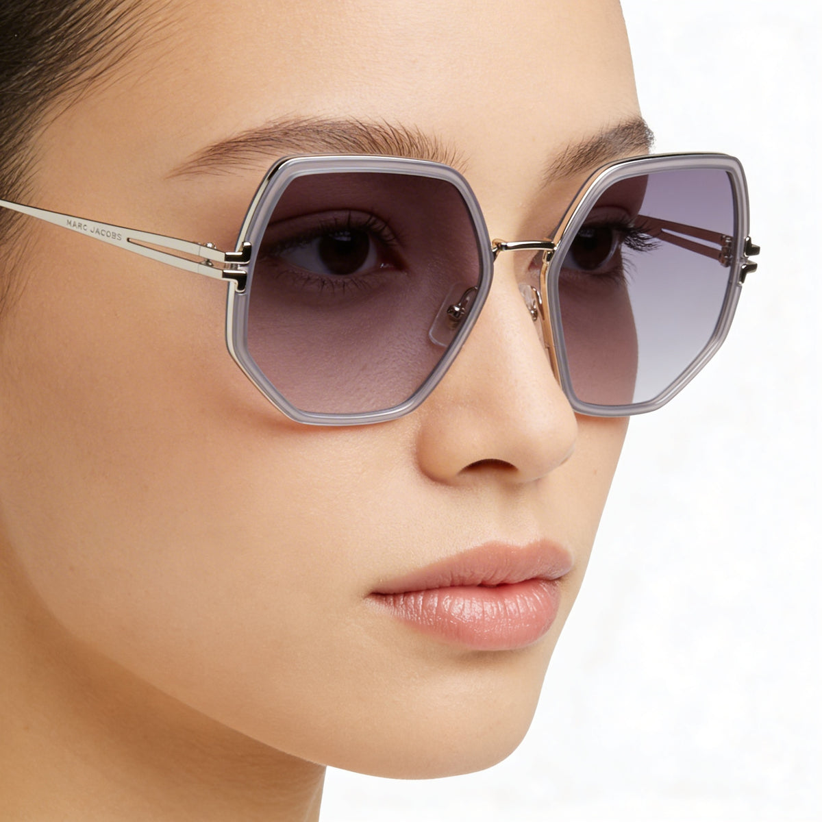 Marc Jacobs Light(Jar) Silver Square Sunglasses for Women, 58mm, Photo 5
