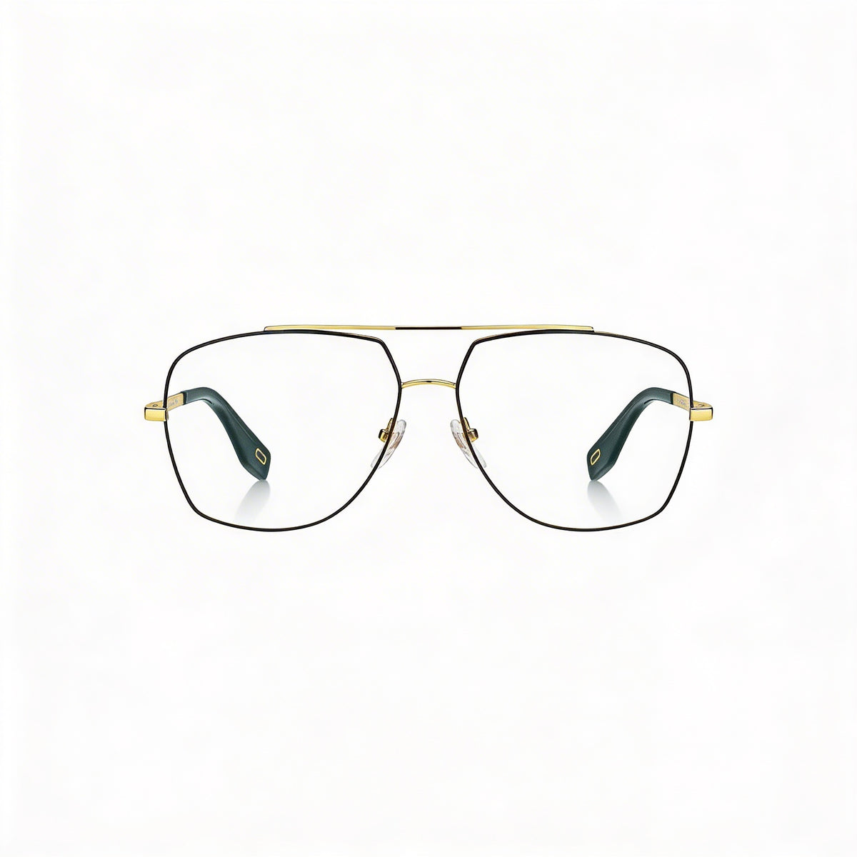 Gafas graduadas de aviador unisex Marc Jacobs Marc 271 color oro y negro, 58 mm, Photo 2