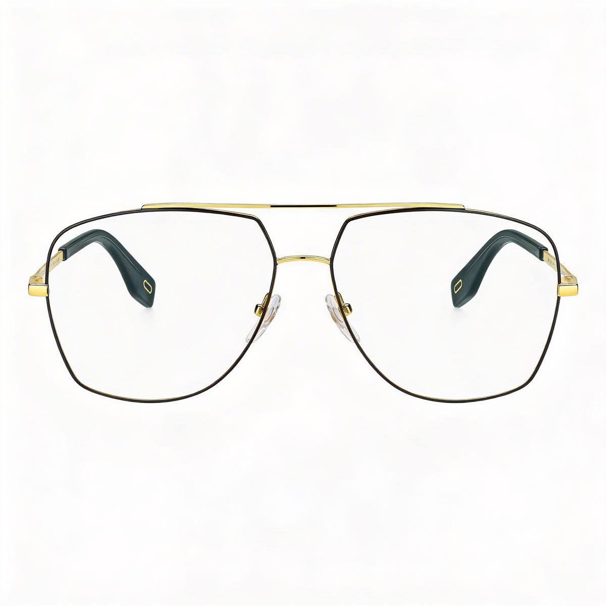 Gafas graduadas cuadradas unisex Marc Jacobs Marc 271, color dorado y negro, 58 mm, Photo 2
