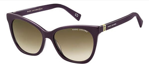 Marc Jacobs MARC 336/S Violet Cat Eye Sunglasses for Women, Brown Gradient lens