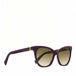 Marc Jacobs Marc 336/S Rectangle Sunglasses Women — side view, Non-Polarized Brown Gradient lens