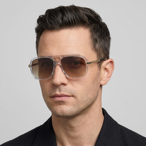 Marc Jacobs MARC 415/S Aviator Sunglasses for Men — interior view, Non-Polarized lens detail