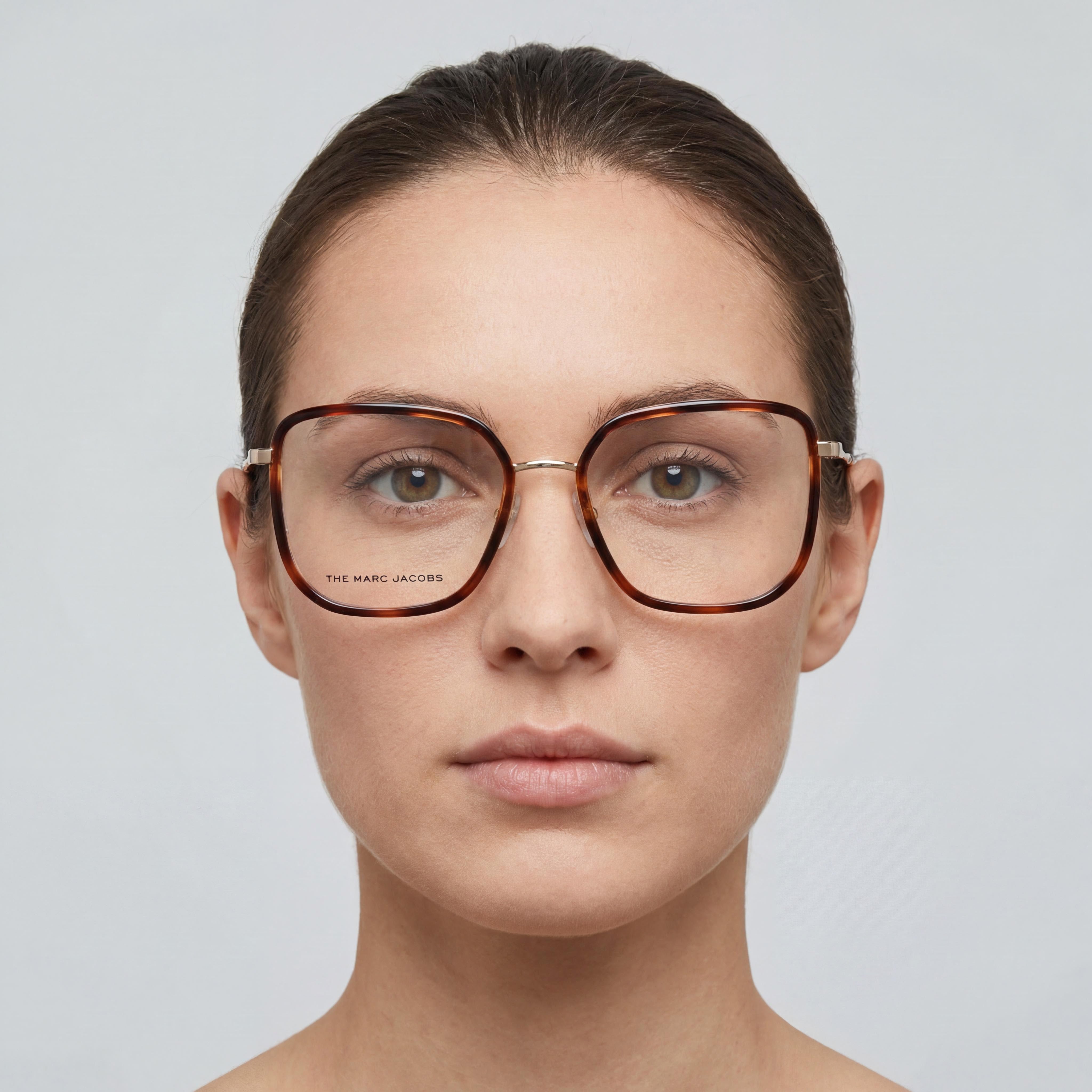 Marc Jacobs MARC 537 Havana Square Eyeglasses for Women, Photo 5