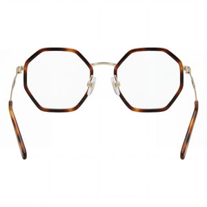 Marc Jacobs Marc 538 Geometric Eyeglasses for Women — interior view, Polycarbonate demo lenses