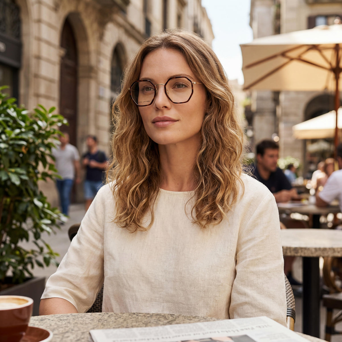 Marc Jacobs Marc 538 Havana Eyeglasses for Women, 50mm, Photo 6