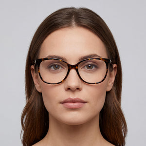 Marc Jacobs Marc 540 Square Eyeglasses for Women — interior view, Polycarbonate demo lenses