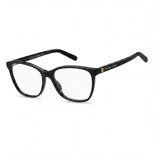 Marc Jacobs Marc 557 Black Rectangle Eyeglasses for Women, Acetate frame