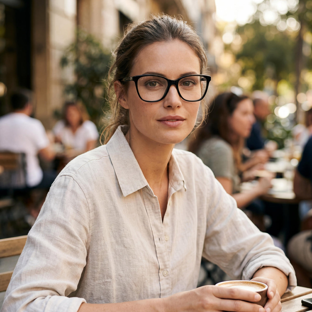 Gafas rectangulares Marc Jacobs Marc 557 negras para mujer, 53 mm, Photo 6