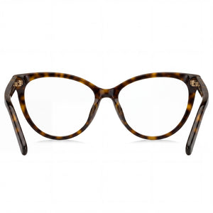 Marc Jacobs Marc 560 Cat Eye Eyeglasses for Women — interior view, Polycarbonate demo lenses