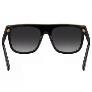 Marc Jacobs MARC 586/S Aviator Sunglasses Women — side view, Grey lens