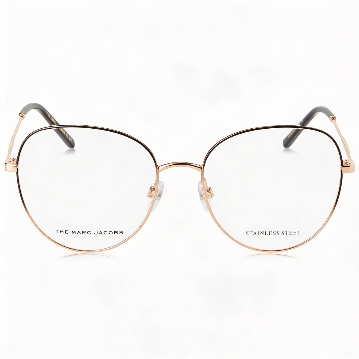 Marc Jacobs Marc 590 Black Gold Oval Eyeglasses for Women, 54mm, Photo 2