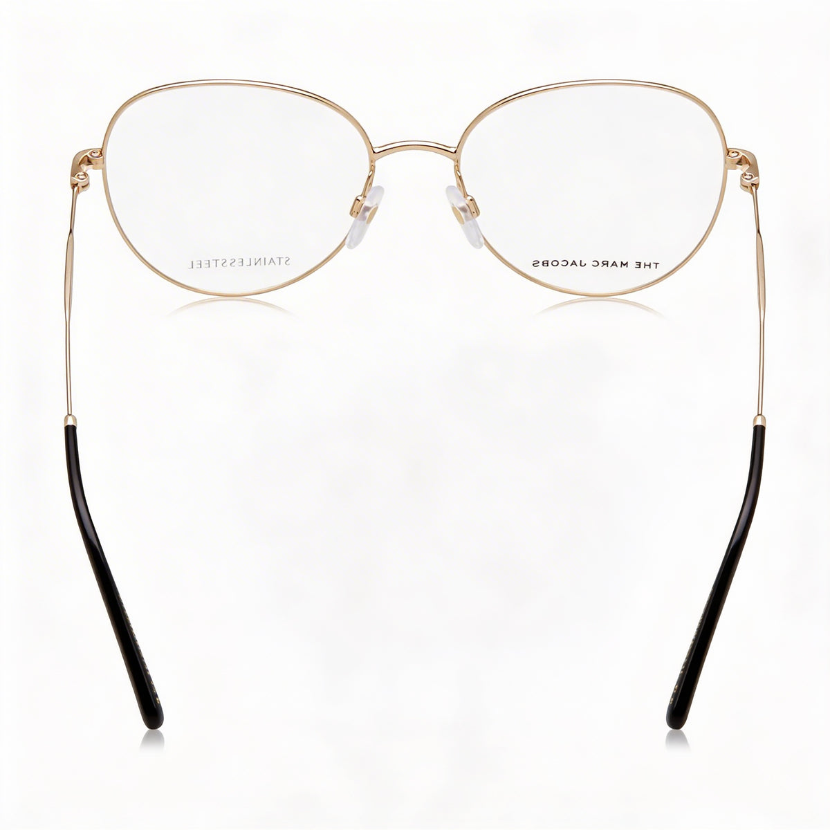 Gafas graduadas redondas Marc Jacobs MARC 590 doradas para mujer, 54 mm, Photo 2