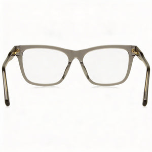 Marc Jacobs Marc 630 Rectangle Eyeglasses Women — side view, Gray Plastic temples