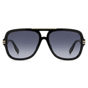 Marc Jacobs MARC 637/S Aviator Sunglasses Unisex — front view, Acetate frame