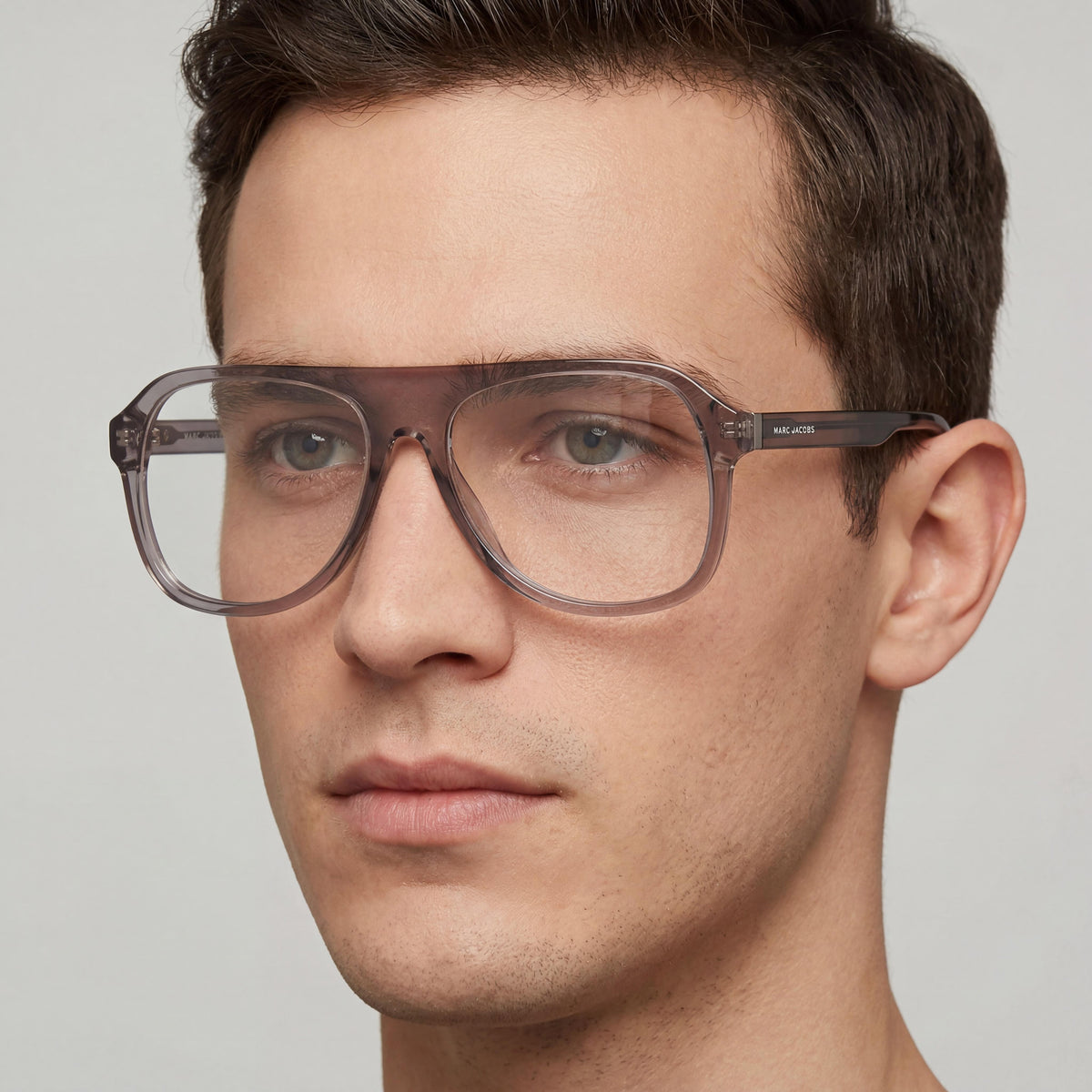 Gafas graduadas rectangulares para hombre Marc Jacobs Marc 641 en gris, 57 mm, Photo 5