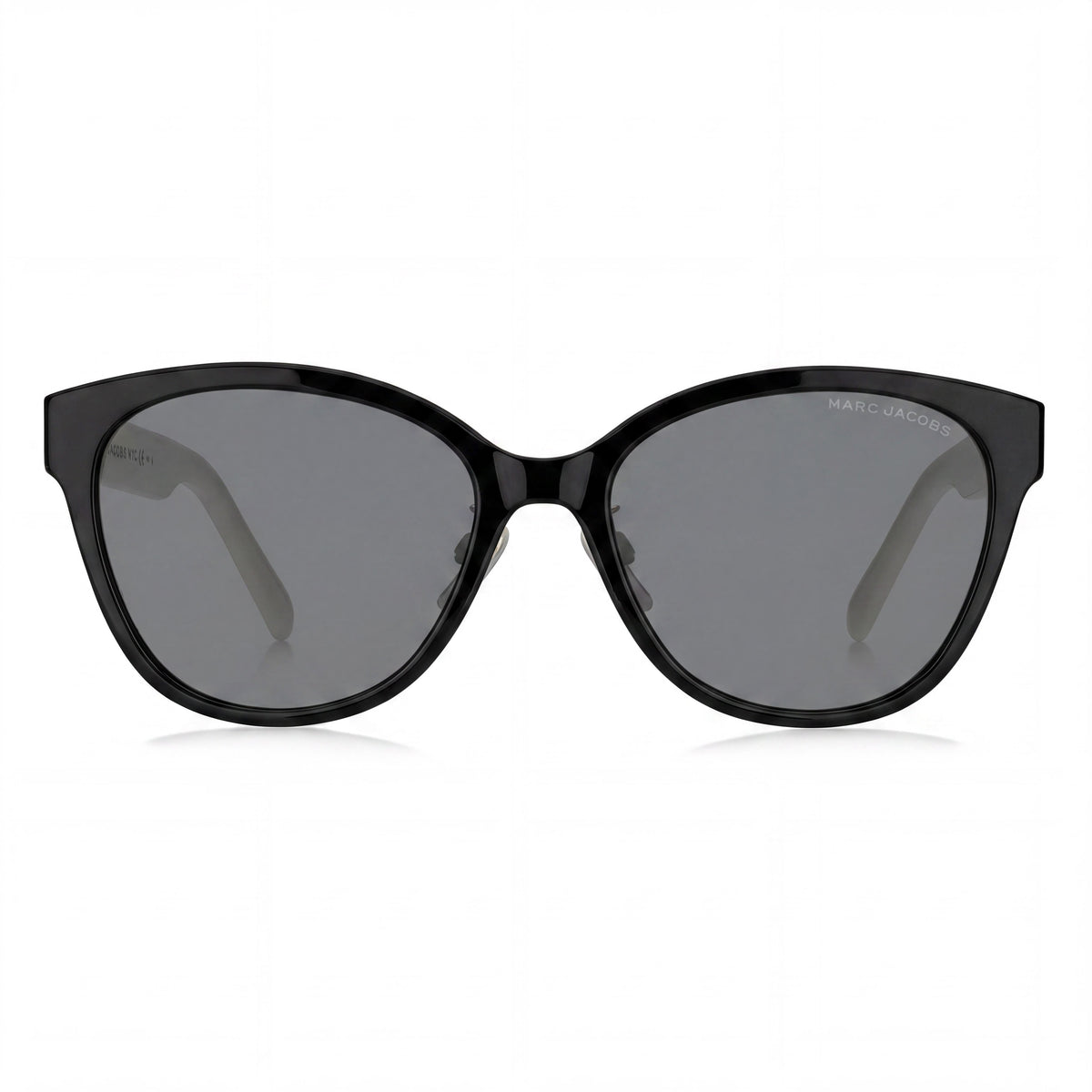Marc Jacobs MARC 648/G/S Black/White Oval Sunglasses for Women, 55mm, Photo 2