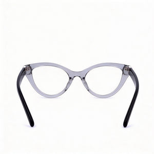 Marc Jacobs Marc 651 Cat Eye Eyeglasses Women — side view, Black Acetate temples