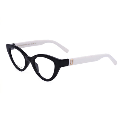 Marc Jacobs Marc 651 Black White Cat Eye Eyeglasses for Women, Acetate frame
