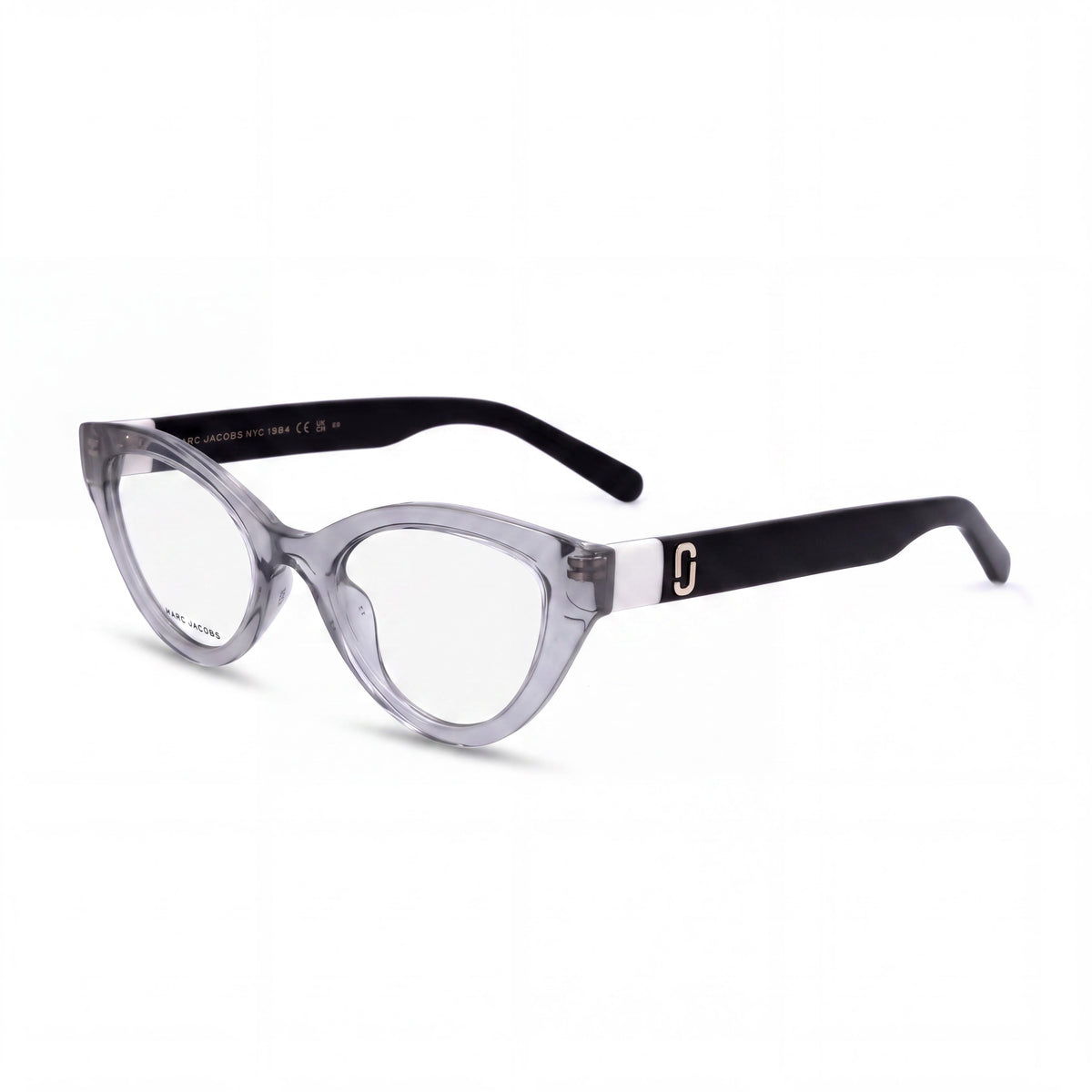 Gafas graduadas Marc Jacobs MARC 651 gris negro ojo de gato para mujer, 49mm, Photo 1