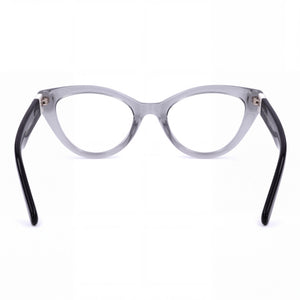 Marc Jacobs MARC 651 Cat Eye Eyeglasses for Women — interior view, Polycarbonate demo lenses