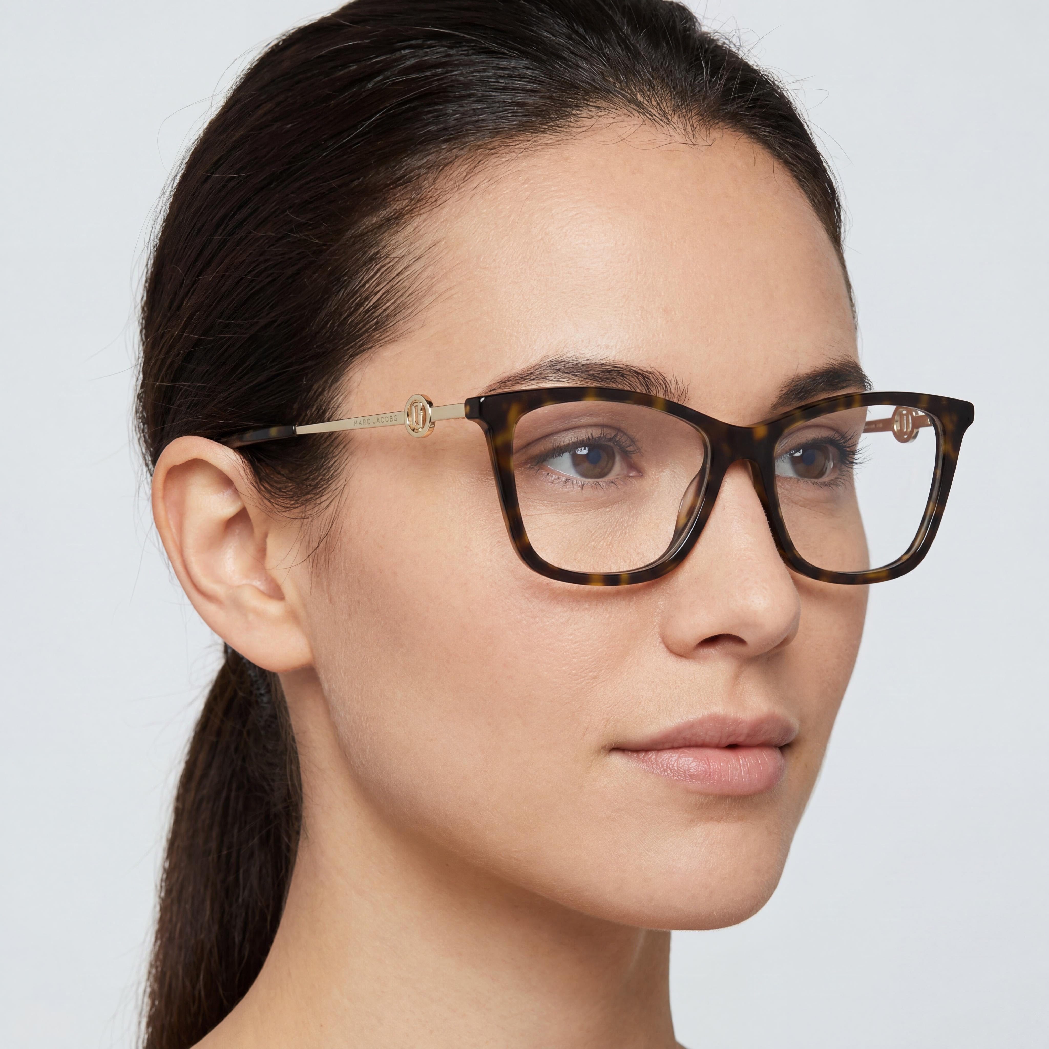 Marc Jacobs MARC 655 Gafas Rectangulares Havana para Mujer, 51mm, Photo 4