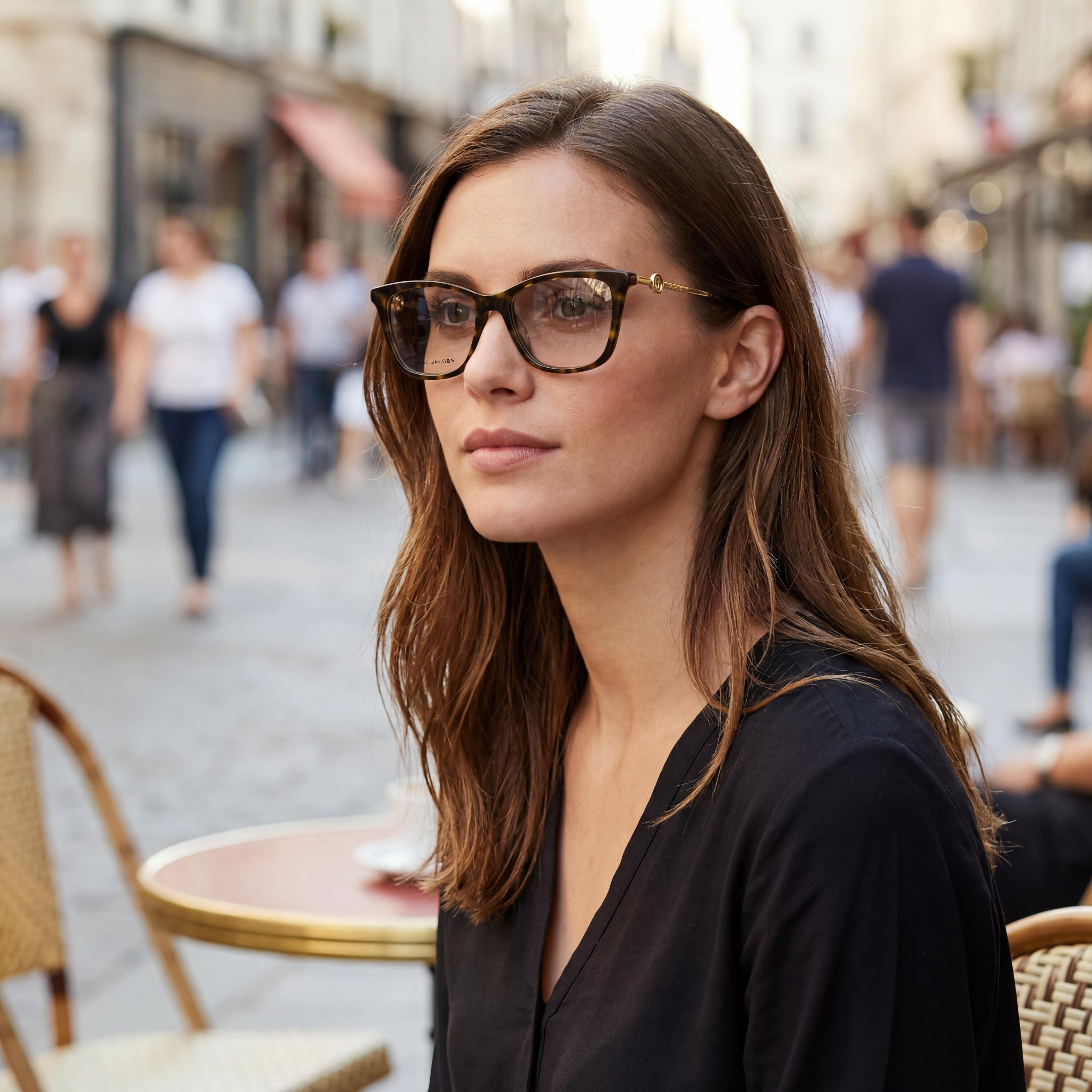 Marc Jacobs MARC 655 Gafas Rectangulares Havana para Mujer, 51mm, Photo 5