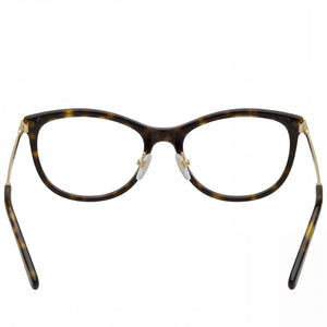 Marc Jacobs Marc 668/g Cat Eye Eyeglasses Women — side view, Havana Acetate temples