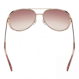 Marc Jacobs MARC 686/S Aviator Sunglasses Women — side view, Non-Polarized Pink lens